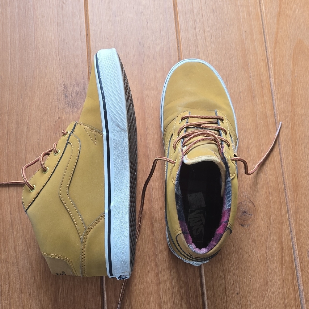 Vans Mustard High-Top Sneakers